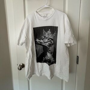Dressed in Lala Don’t Let Your Crown Slip Oversized Crocodile Tee